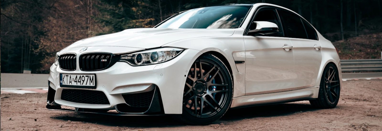 BMW M3 białe na wynajem